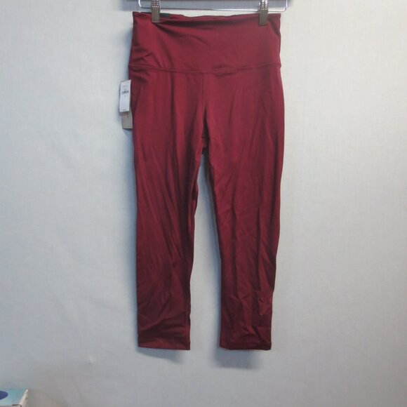 Banana Republic Pants - BANANA REPUBLIC LADIES HIGH RISE CROPPED LEGGING - WINE - X-SMALL